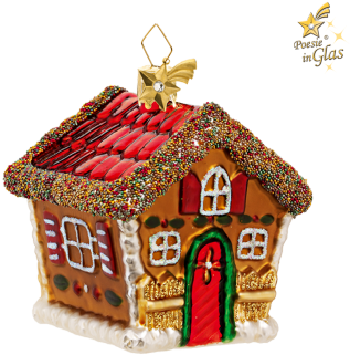 Gingerbread-house With Beads - Gingerbread House Transparent (354x354)