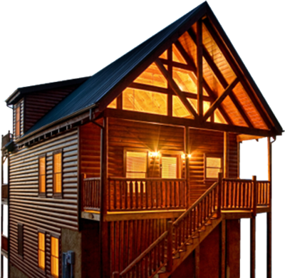 Iki Katli Ahsap Ev (400x390)