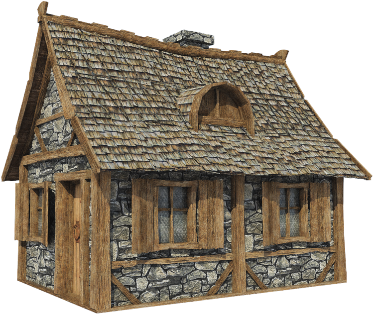 Medieval Hut A 2, Png By Fumar Porros - House Png Hd (1280x676)