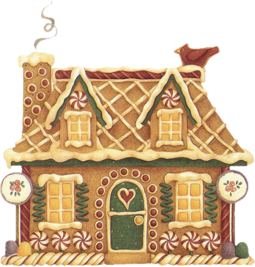 Bfe53673 - Christmas Gingerbread House Clip Art (498x522)