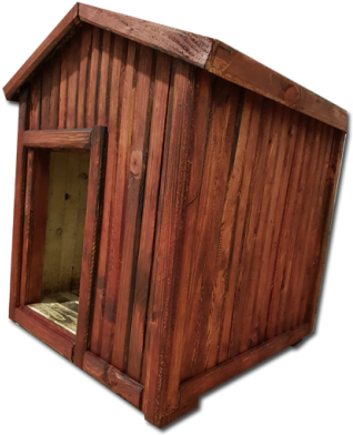 Wooden Dog House - House (323x400)