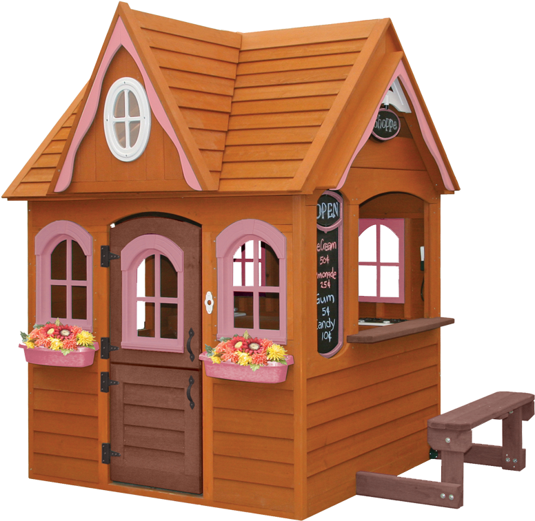 Maradale Wooden Girls Playhouse - Cedar Summit Maradale Playhouse (1200x800)