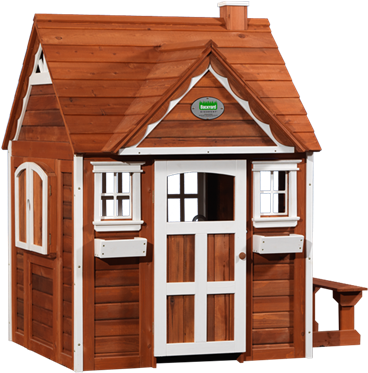 Wooden House Png Image - Costco Playhouse Cedar Cottage (676x383)