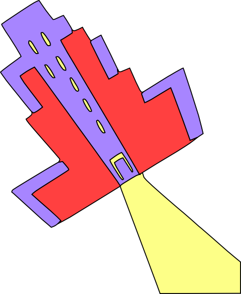 Educational School University College Building Clip - College Building Cartoon Png (486x593)