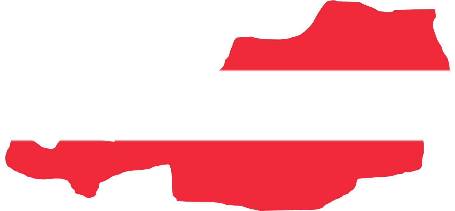 Flag Of Austria Republic Of German Austria Austria - Austria Map Flag Vector (1493x695)