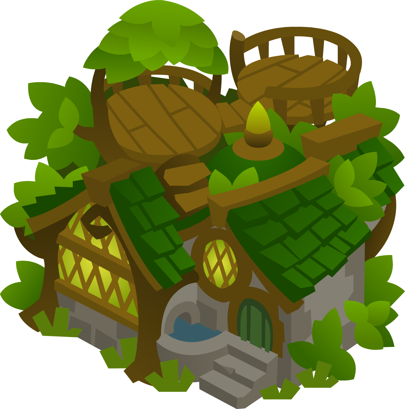 Cosmo's Tree House Icon - Animal Jam Cosmo's Tree House Map (1349x1363)