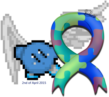 Autism Awareness Day 2015 By Masked-gamer - Autism Awareness Day 2015 By Masked-gamer (400x354)