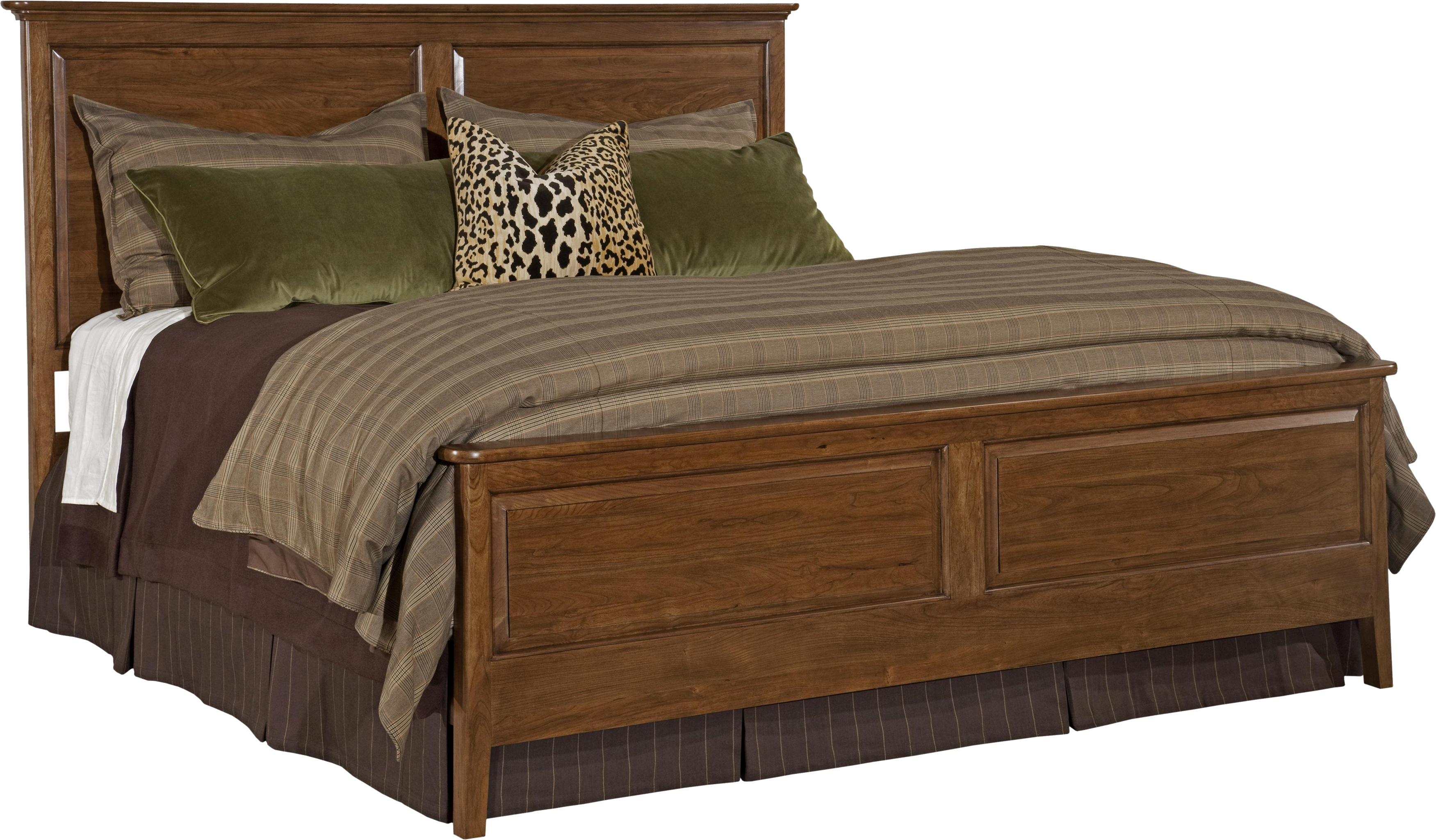 28 Collection Of Bed Clipart Transparent Background - Kincaid Cherry Park Panel Bed King (3502x2048)