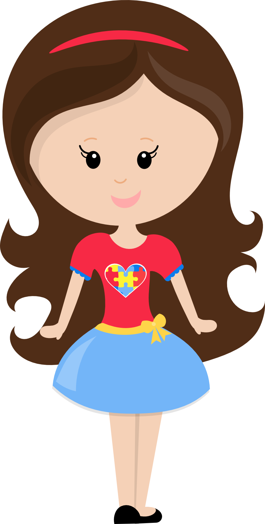 Autism Awareness - Colour Outside The Lines Autism Awareness Character (909x1800)