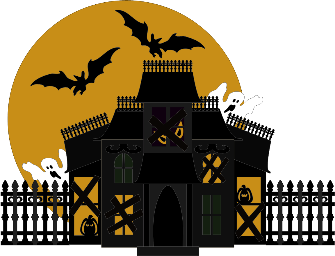 Halloween House Png Transparent Picture - Halloween House Png (1171x902)