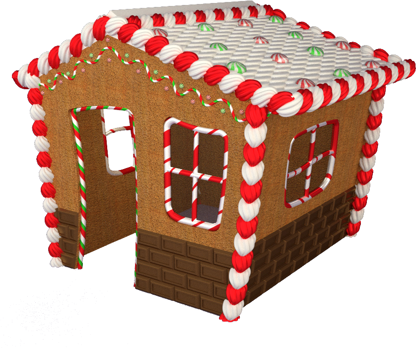 Wl Gnbr House 08 - Gingerbread House (856x756)