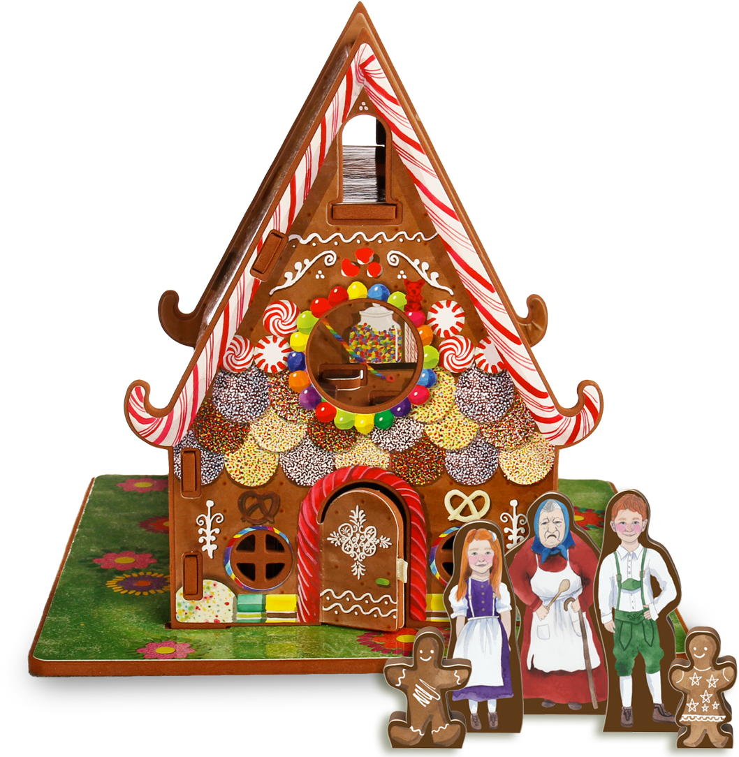 Gingerbread House Hansel And Gretel Witch Modifikasi - Hansel And Gretel Toy House And Storybook Playset (1083x1083)