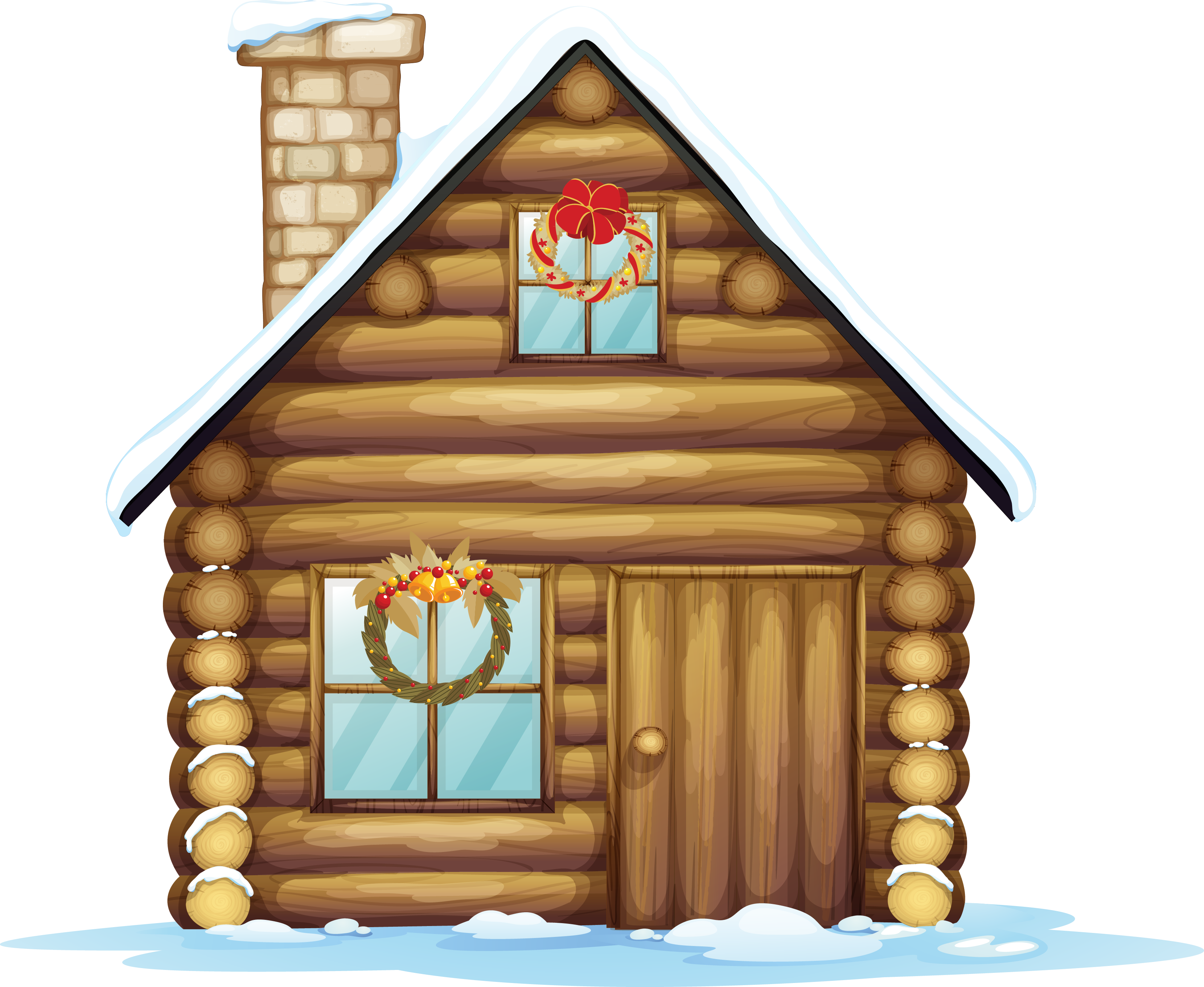Gingerbread House Christmas Clip Art - Gingerbread House Christmas Clip Art (3319x2720)