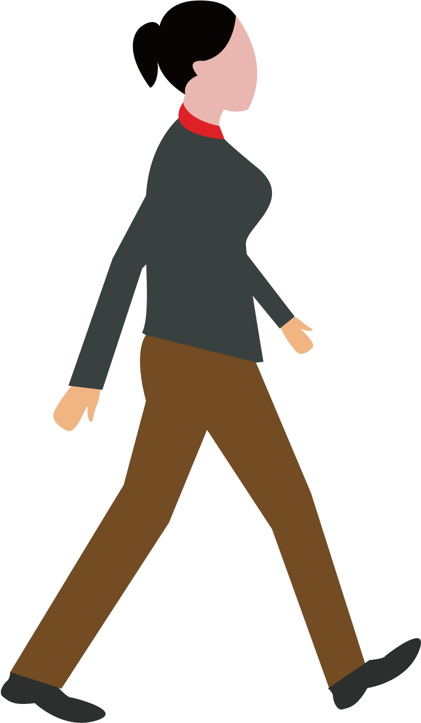 Walking - Walking Woman - Mujer Caminando Png (1500x1500)
