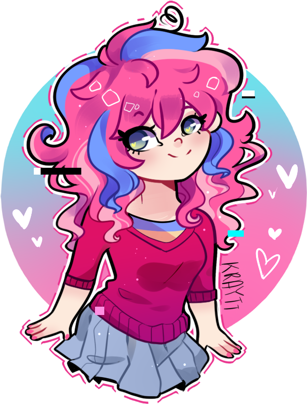 Bubble Gum Sticker By Kraytt-05 - Cartoon (700x890)