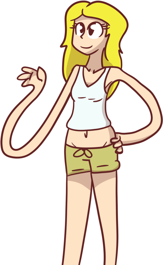 Bubblegum Girl By Spoopyro - Cartoon (719x1111)