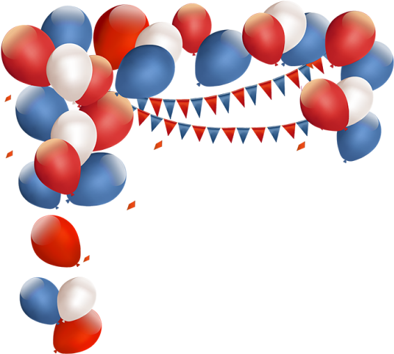 Red And Blue Birthday Balloon, Balloon, Red, Birthday - Шарики Красные И Синие (640x640)
