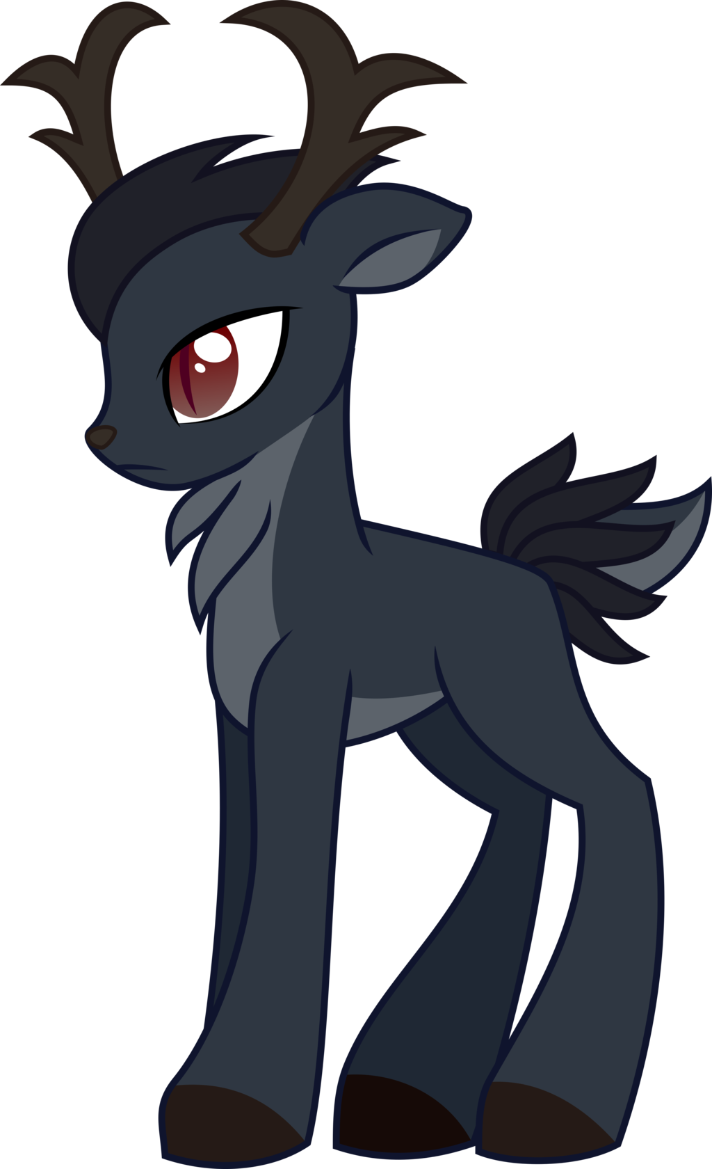 The Peryton By Syekun The Peryton By Syekun - Deer Mlp Custom Oc (1024x1680)