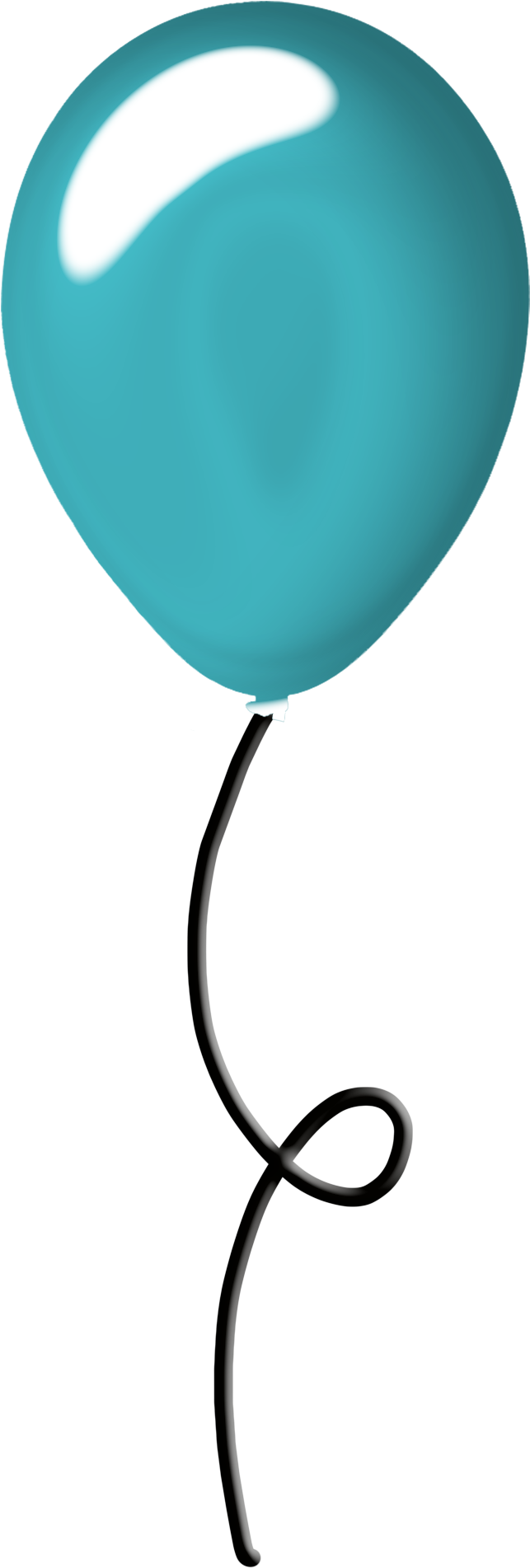 Balloon Birthday Clip Art - Balloon (642x1988)