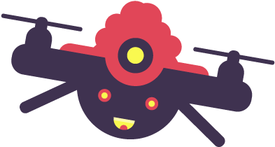 I've Drawn A Cute Drone - Cute Drone (408x408)