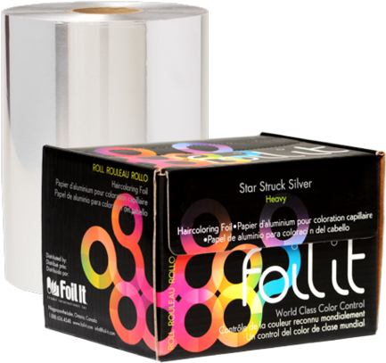 Star Struck Silver - Foil It Star Struck Silver Roll - Heavy (480x480)