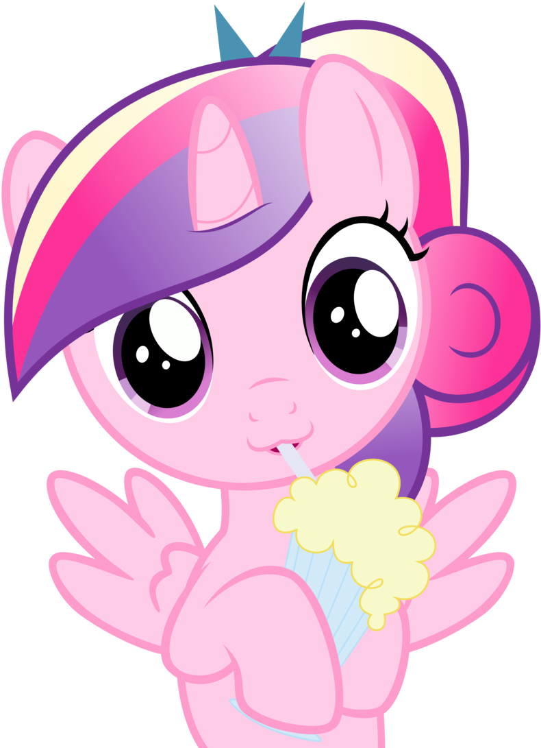 Princess Cadance Is Best Milkshake Pony - Cadence My Little Pony Bebe (900x1095)