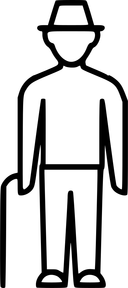 Grandfather Grandpa Granddad Comments - Party Person Icon (438x980)