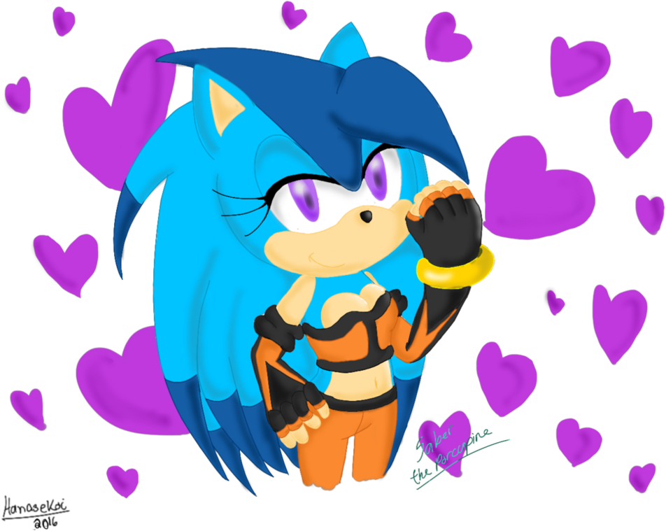 Saber The Porcupine By Hanasekoi - Cartoon (1007x793)