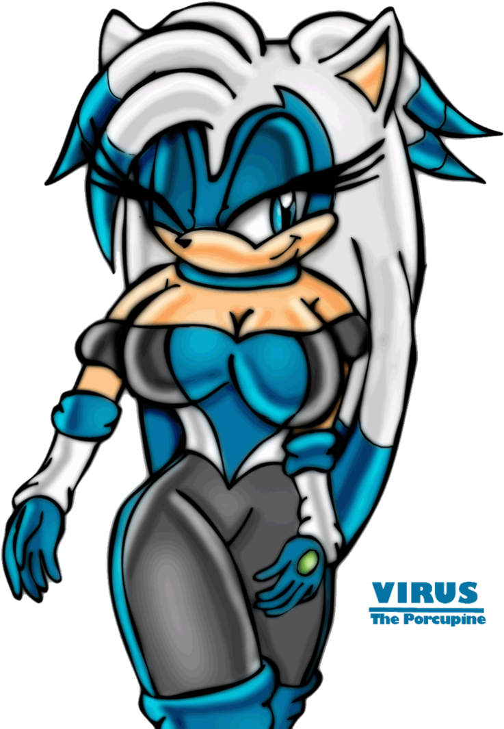 Virus The Porcupine By Cystal The Wolf - Art (742x1077)