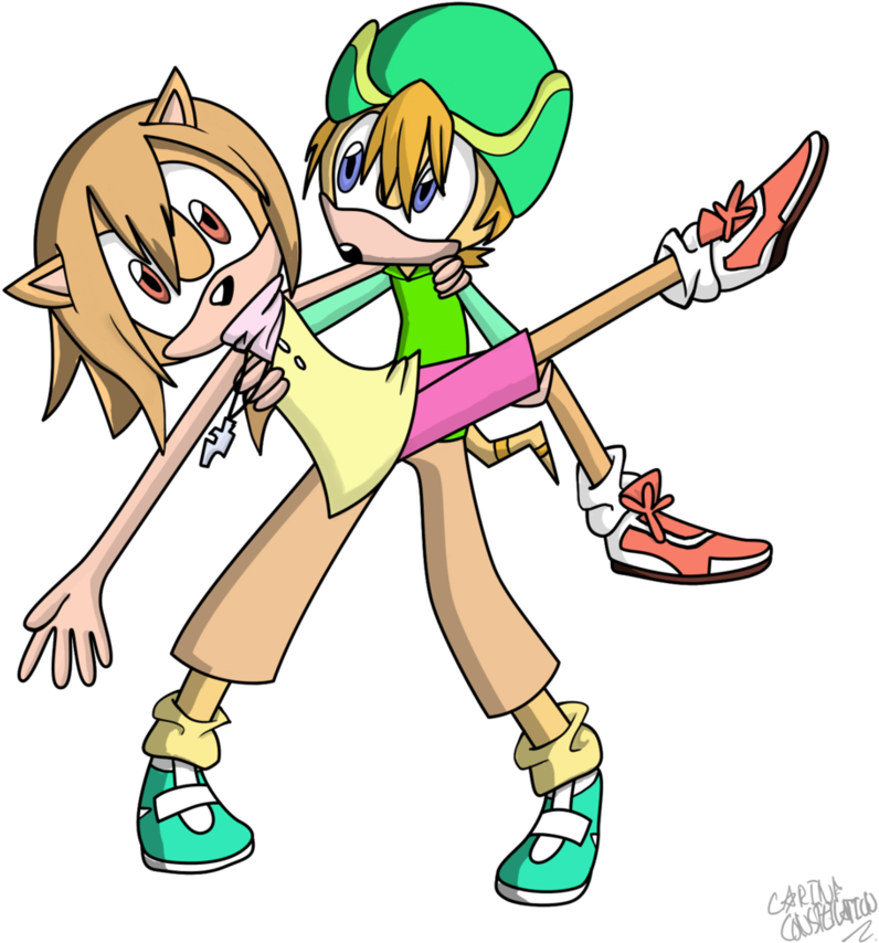 Tk The Porcupine And Kari The Hedgehog By Carinaconstellation - Cartoon (894x894)