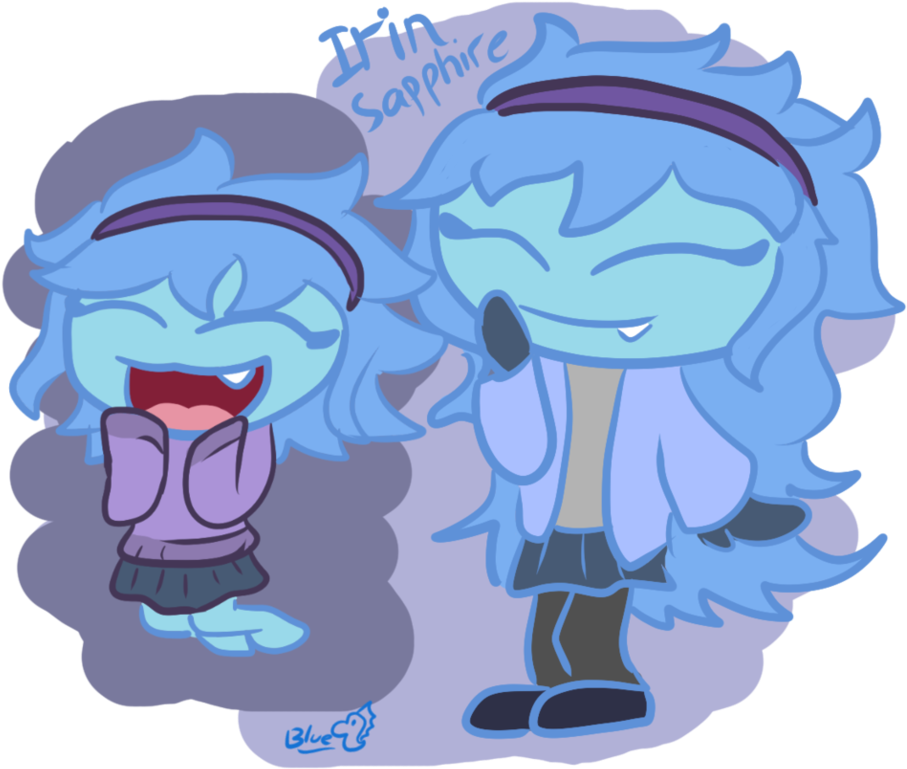 Enthusiastic Porcupine Girl By Bluetide1410 - Cartoon (979x816)