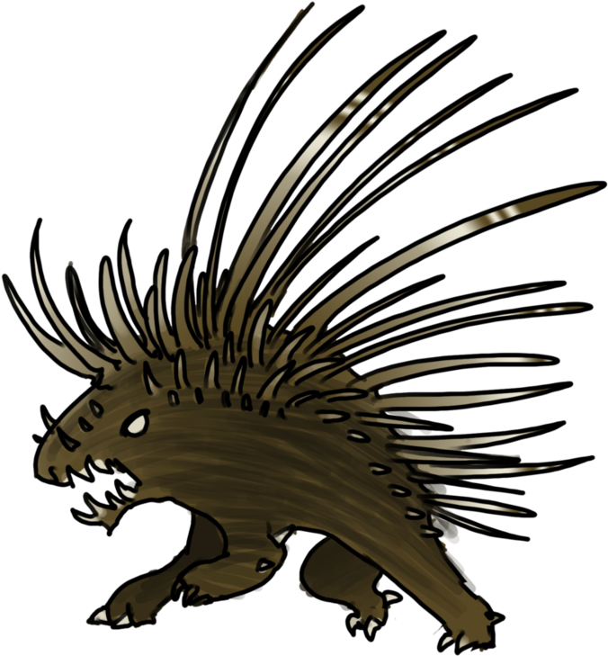 Mutant Porcupine By 40-kun - New World Porcupine (750x1064)