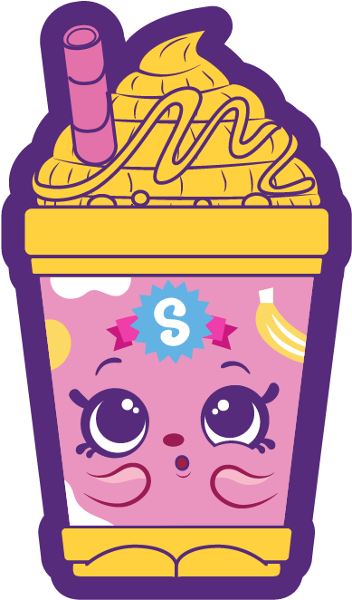 Melba Milkshake - Audrey Strawberry Milk Shopkin (834x834)