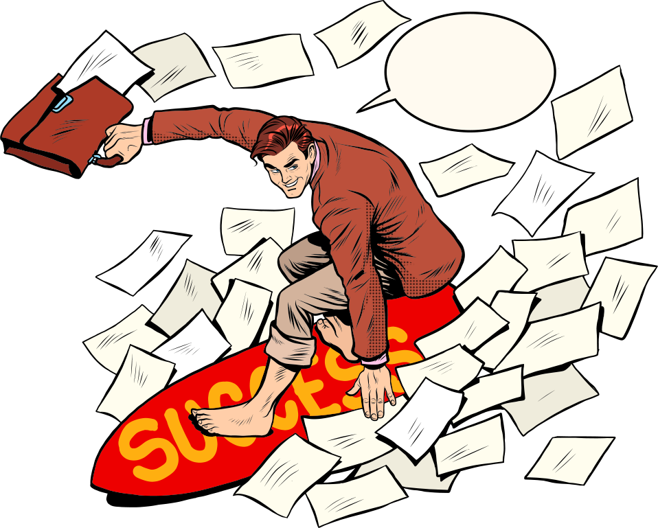 Vector Man Surfing - Vector Man Surfing (958x769)