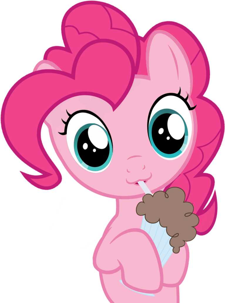 Pinkie Pie Milkshake By Pinkiepiemike - Mlp Freckles Applejack (765x1044)