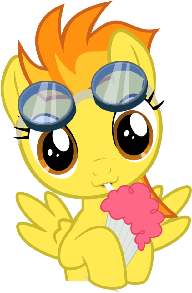 Milkshake By Isegrim87 - My Little Pony Spitfire Smiling (848x942)