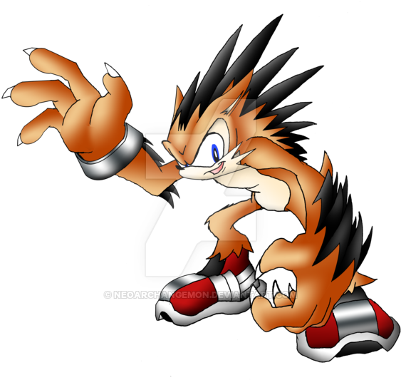 Percival The Porcupine By Neoarchangemon - Drawing (600x543)