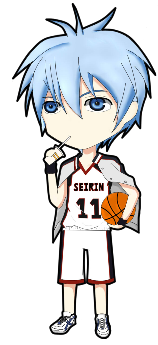 Milkshake By Capricorngirl - Tetsuya Kuroko Chibi Png (635x1257)