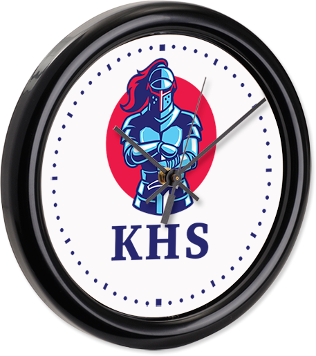 Unisub Wall Clock With Kit - Unisub Sublimation Blank Wall Clock Kit - No Frame (457x515)