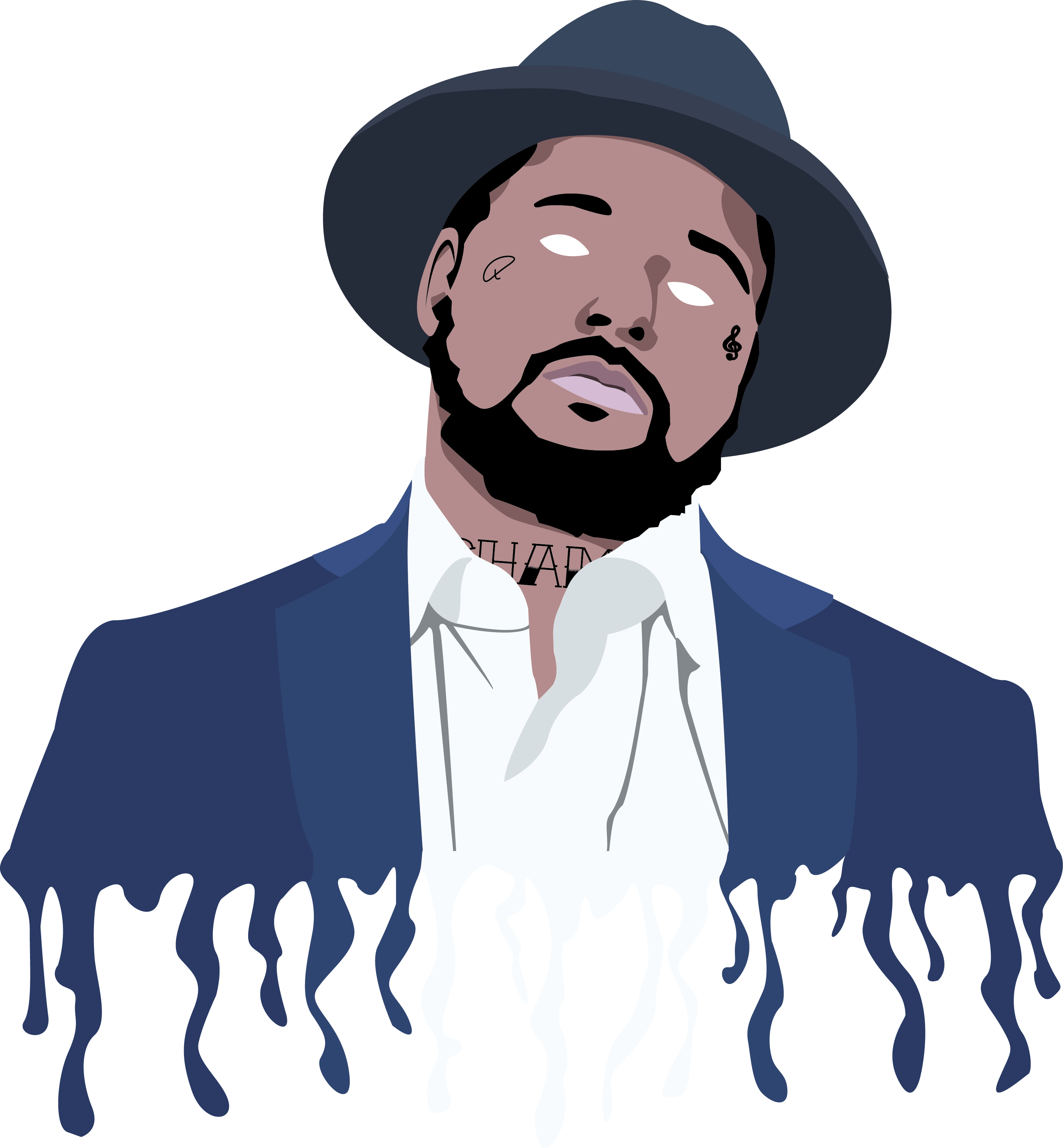 Vector Schoolboy Q - Illustration (3045x3290)