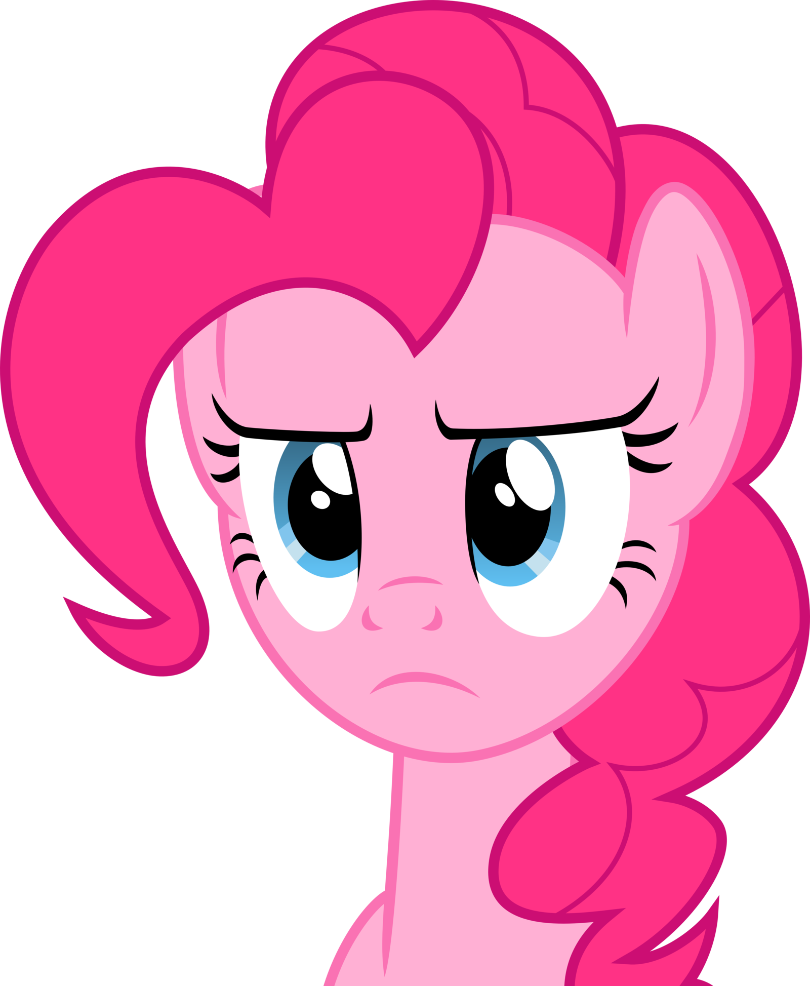 Pinkie Pie By Mactavish1996 By Mactavish1996 Pinkie - Mlp Pinkie Pie Serious (1600x1947)