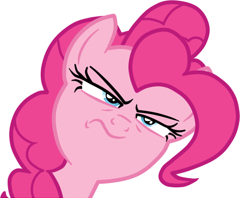 Ah - Pinkie Pie Funny Face (471x388)