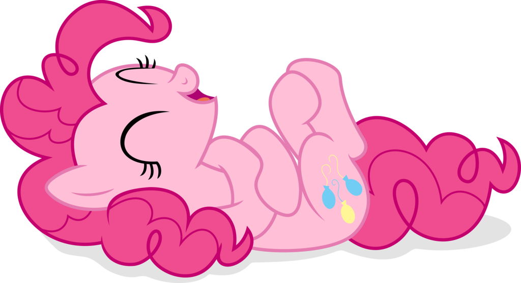 Mlp Fim Pinkie Pie Vector By Luckreza8 - My Little Pony Pinkie Pie Laughing (1024x557)