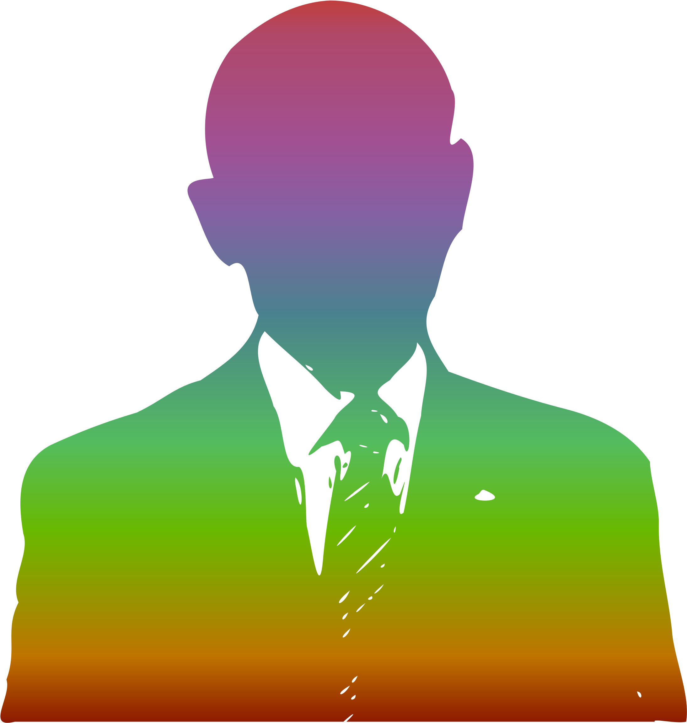 Obama Pride Outline - Gay Clipart (2400x2400)
