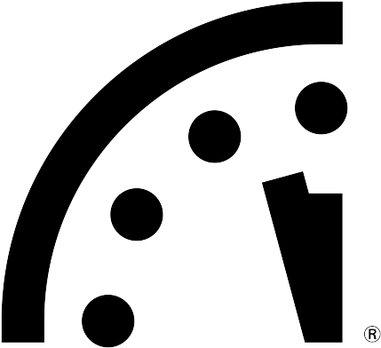2018 Doomsday Clock Statement Bulletin Of The Atomic - 2 Minutes To Midnight Doomsday Clock (480x480)