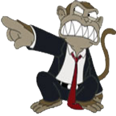Blamer In Chief - Angry Monkey (400x400)