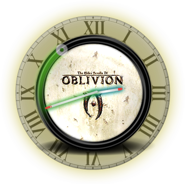 The Elder Scrolls Iv Oblivion Clock - Elder Scrolls Iv Oblivion (392x378)