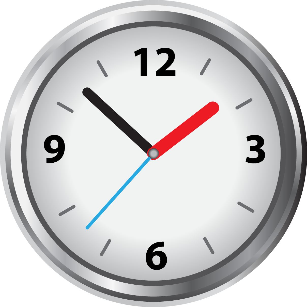 Clock Face - Blank Analog Clock Face - (1208x1208) Png Clipart Download, image size:1208x1208