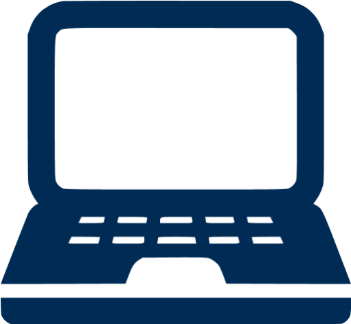 Laptops - Laptop Icon Png Blue (512x512)