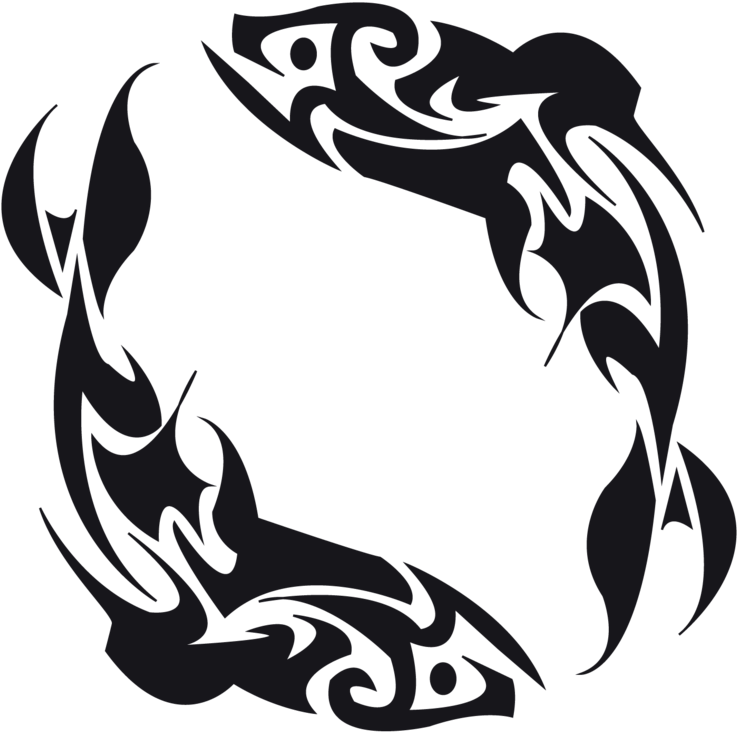 Download Tribal Tattoo Koi Fish - Tribal Fish Tattoo Design (900x768)